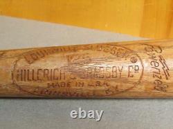 Vintage Hillerich & Bradsby No. 125 Baseball Bat York College, PA. Powerized Game