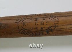 Vintage Hillerich & Bradsby Official Cork Ball Baseball Bat