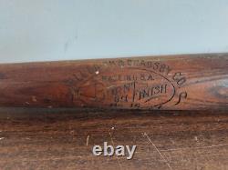 Vintage Hillerich & Bradsby Professional Baseball Bat 34 No. 16 Burnt Oil Finish