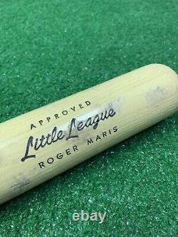 Vintage Hillerich & Bradsby Roger Maris Little League Wood Baseball Bat 31x26