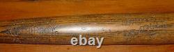 Vintage Hillerich & Bradsby Semil Pro wood baseball bat-15738