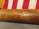 Vintage Hillerich & Bradsby Wood Baseball Bat Safe Hit Ed Mathews Model Hof 34