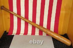 Vintage Hillerich & Bradsby Wood Baseball Bat Safe Hit Ed Mathews Model HOF 34