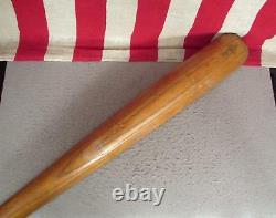 Vintage Hillerich & Bradsby Wood Baseball Bat Safe Hit Ed Mathews Model HOF 34