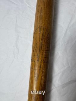 Vintage Hillerich & Bradsby Wooden Official Softball Bat Classic Wood Graphic
