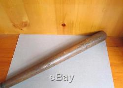 Vintage Hillerich&Bradsby early No. 54H Wood Indoor Baseball Bat 34 Hickory H&B