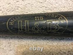 Vintage Hillerich Bradsby eddie Mathews black baseball Bat rare miller high life