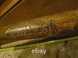 Vintage Hillerich and Bradsby Yatlso Decker Bros Baseball Bat