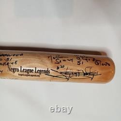 Vintage Hoosier Wood Baseball Bat Kansas City Monarchs Signed 1990s Vintage Hoosier Wood Baseball Bat Kansas City Monarchs Signed 1990s