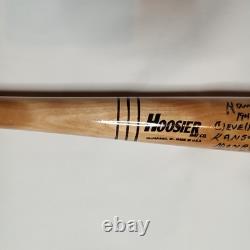 Vintage Hoosier Wood Baseball Bat Kansas City Monarchs Signed 1990s Vintage Hoosier Wood Baseball Bat Kansas City Monarchs Signed 1990s
