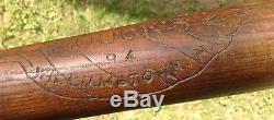 Vintage Houcks Northern Ash 94 Wood Baseball Bat 32 Antique early 1900's 28.5oz