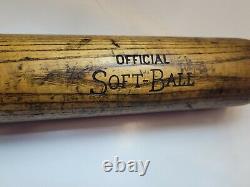 Vintage JC Higgins No. 1720 early Wood Baseball Bat 34 Great Memorabilia Display