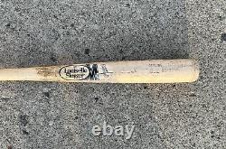 Vintage JULIO BORBON Texas Rangers Louisville Slugger Game Used Baseball Bat