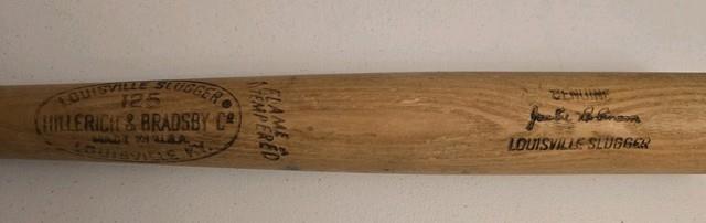 Vintage Jackie Robinson Louisville Hillerich Bradsby Baseball Bat Jr3 Kc Rare