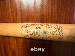 Vintage Jackie Robinson Louisville Hillerich Bradsby Baseball Bat JR5 With Tube