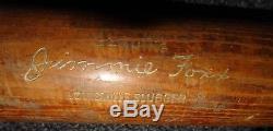 Vintage Jimmie Foxx Louisville Slugger #40 Baseball Bat 34 1939 Oil Tempered