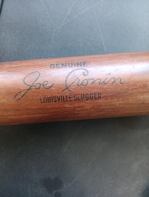 Vintage Joe Cronin Bat Louisville Slugger Baseball