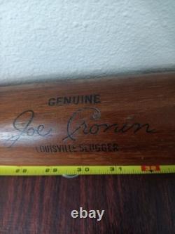 Vintage Joe Cronin Bat Louisville Slugger Baseball