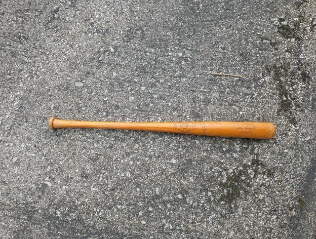 Vintage Joe Garagiola Wood Baseball Bat Rare Tough Bat
