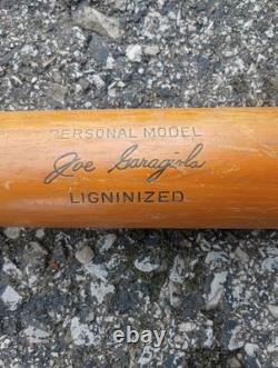 Vintage Joe Garagiola Wood Baseball Bat Rare Tough Bat