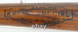 Vintage Joseph G Kren Special Baseball Bat William H Kelley Syracuse Ny