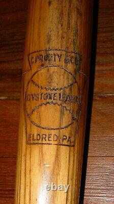 Vintage Keystone Leage C. Prouty wood baseball bat-15744