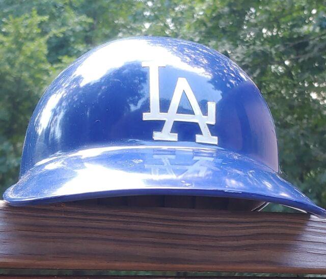 Vintage La Dodgers American Baseball Abc Batting Helmet 7 Flapless Used