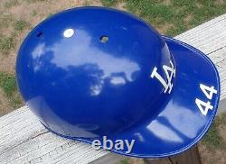 Vintage LA Dodgers American Baseball ABC Batting Helmet 7 Flapless Used