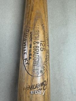 Vintage LS 125 Baseball Bat Indiana Central USA Powerized NELSON FOX C12