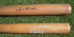Vintage Lou Almada, Cece Carlucci, Herm Reich Etc. Autographed Baseball Bats PCL