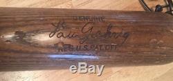 Vintage Lou Gehrig Hillerich & Bradsby Baseball Bat 1930s Old Antique H&B