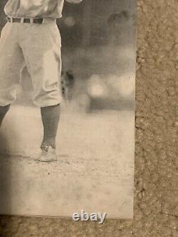 Vintage Lou Gehrig Postcard Unused Rare Standing With Bat Yankees