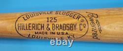Vintage Louisville Slugger 125 Al Kaline AK3 33 Baseball Bat H&B Wood Tigers