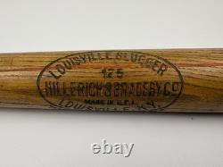 Vintage Louisville Slugger 125 ELLIS Baseball Bat Hillerich & Bradsby 35 40.5oz