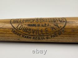 Vintage Louisville Slugger 125 ELLIS Baseball Bat Hillerich & Bradsby 35 40.5oz