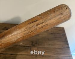 Vintage Louisville Slugger 125 Hank Aaron Baseball Bat H&B Genuine Wood