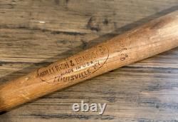 Vintage Louisville Slugger 125 Hank Aaron Baseball Bat H&B Genuine Wood