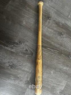 Vintage Louisville Slugger 125LL Hillerich Bradsby Al Kaline Wooden Baseball Bat