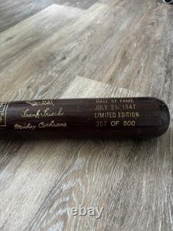 Vintage Louisville Slugger 1947 HOF Bat LE 375/500 Grove Frisch Cochrane Hubbell