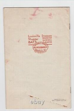 Vintage Louisville Slugger Baseball Bat How to Select & Care for Bat Manual Book