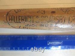 Vintage Louisville Slugger Baseball Bat No 3 Hutfield Fungo
