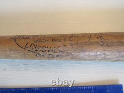 Vintage Louisville Slugger Baseball Bat No 3 Hutfield Fungo