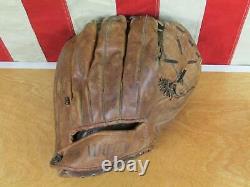Vintage Louisville Slugger Baseball Bat withWilson Glove Both Al Kaline HOF Tigers