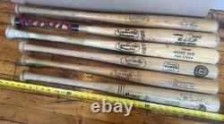 Vintage Louisville Slugger Big Leaguer 125 M110 Pro Stock Baseball Bat Lot of 6 Vintage Louisville Slugger Big Leaguer 125 M110 Pro Stock Baseball Bat Lot of 6
