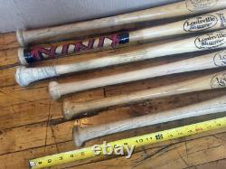 Vintage Louisville Slugger Big Leaguer 125 M110 Pro Stock Baseball Bat Lot of 6 Vintage Louisville Slugger Big Leaguer 125 M110 Pro Stock Baseball Bat Lot of 6