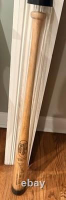 Vintage Louisville Slugger Flame Tempered Wooden Bb bat Player Model w Tube