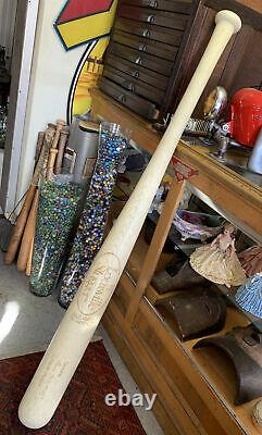 Vintage Louisville Slugger GIANT STORE DISPLAY Babe Ruth Baseball Bat 66 length