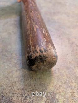 Vintage Louisville Slugger H&B 125 Signed BOB KOEPPEL 35 Wood Baseball Bat M110