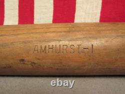 Vintage Louisville Slugger H&B 125 Wood Baseball Bat Amhurst 35 School Bat Rare
