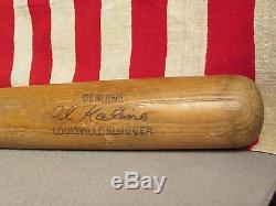 Vintage Louisville Slugger H&B Wood 125 Baseball Bat Al Kaline 34 1/2 Mr. Tiger